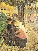 Maurice Prendergast The Tuileries Gardens Sweden oil painting artist